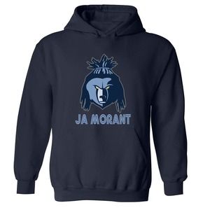 Ja Morant Memphis Grizzlies The Hair UP Hooded Sweatshirt Hoodie
